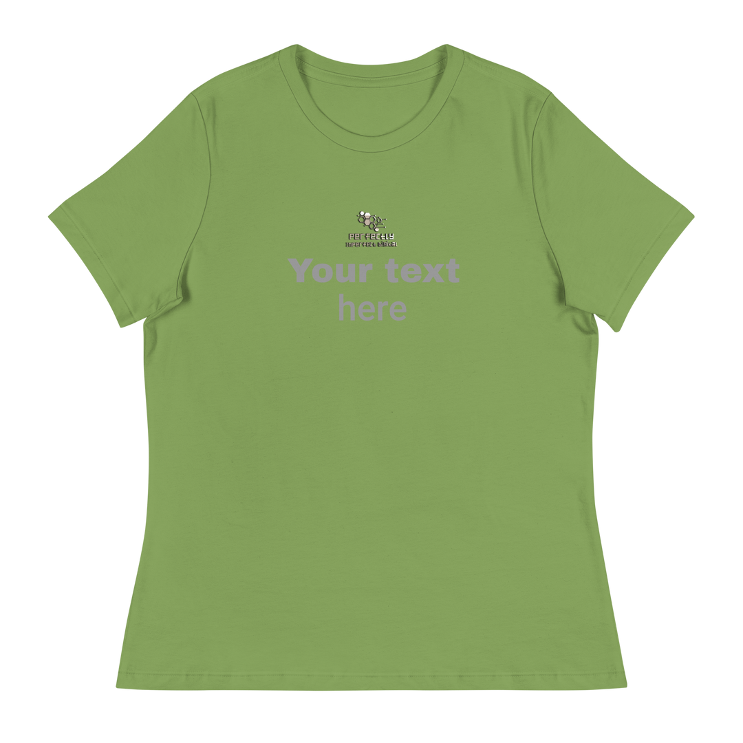 Women's Relaxed T-Shirt - personalize
