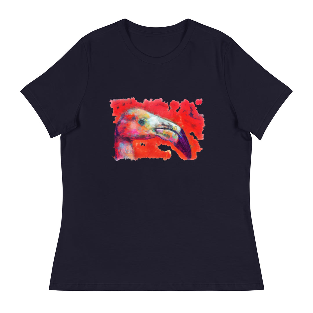 Women's Relaxed T-Shirt - Flamingo