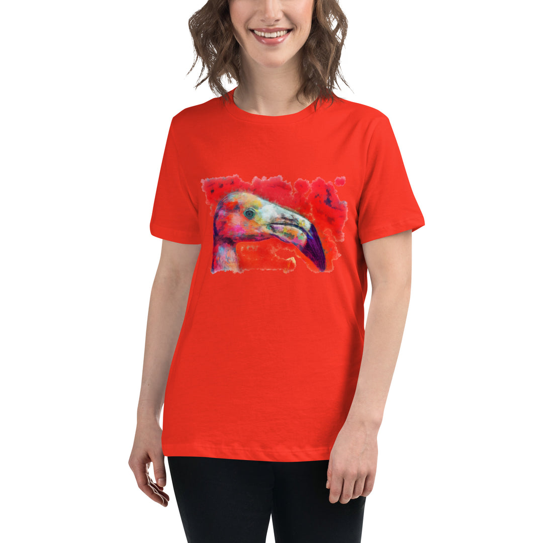 Women's Relaxed T-Shirt - Flamingo