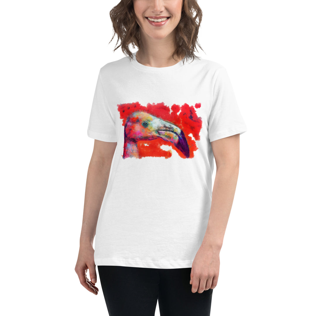 Women's Relaxed T-Shirt - Flamingo