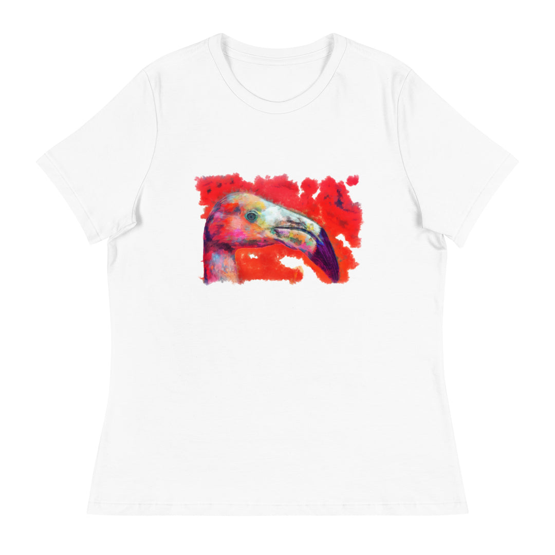 Women's Relaxed T-Shirt - Flamingo