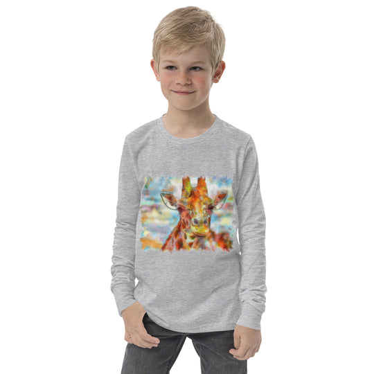 Youth long sleeve tee - Giraffe