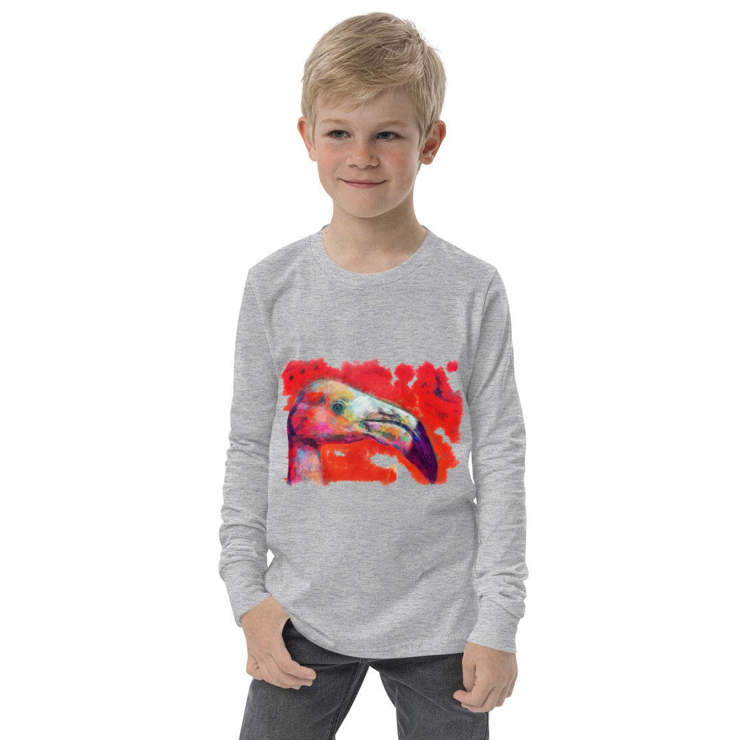 Youth long sleeve tee - Flamingo