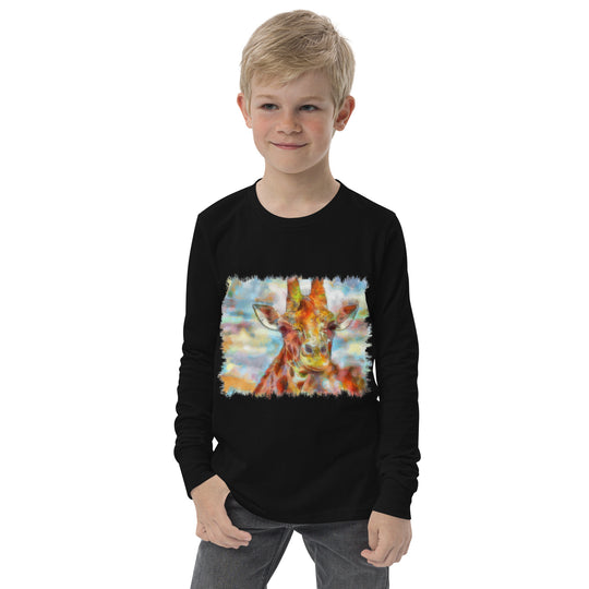 Youth long sleeve tee - Giraffe