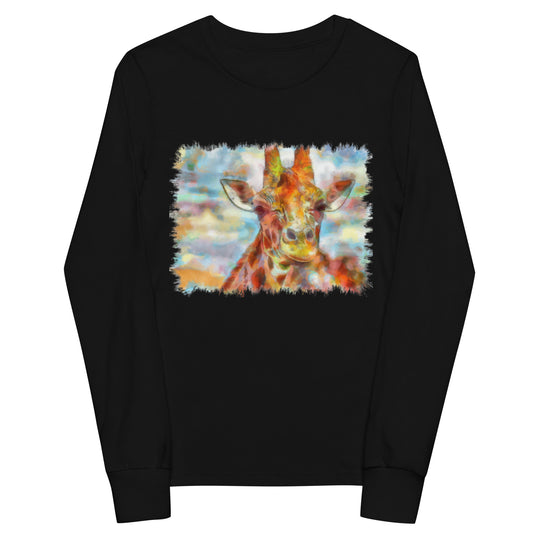 Youth long sleeve tee - Giraffe