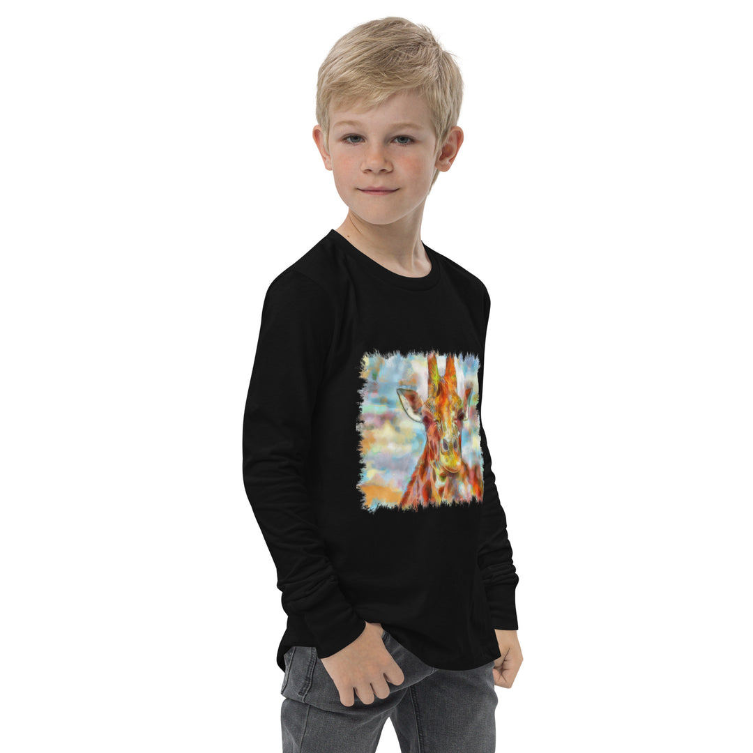 Youth long sleeve tee - Giraffe