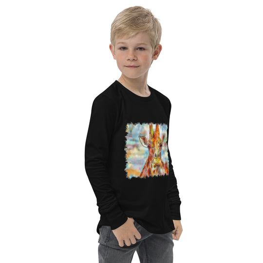 Youth long sleeve tee - Giraffe