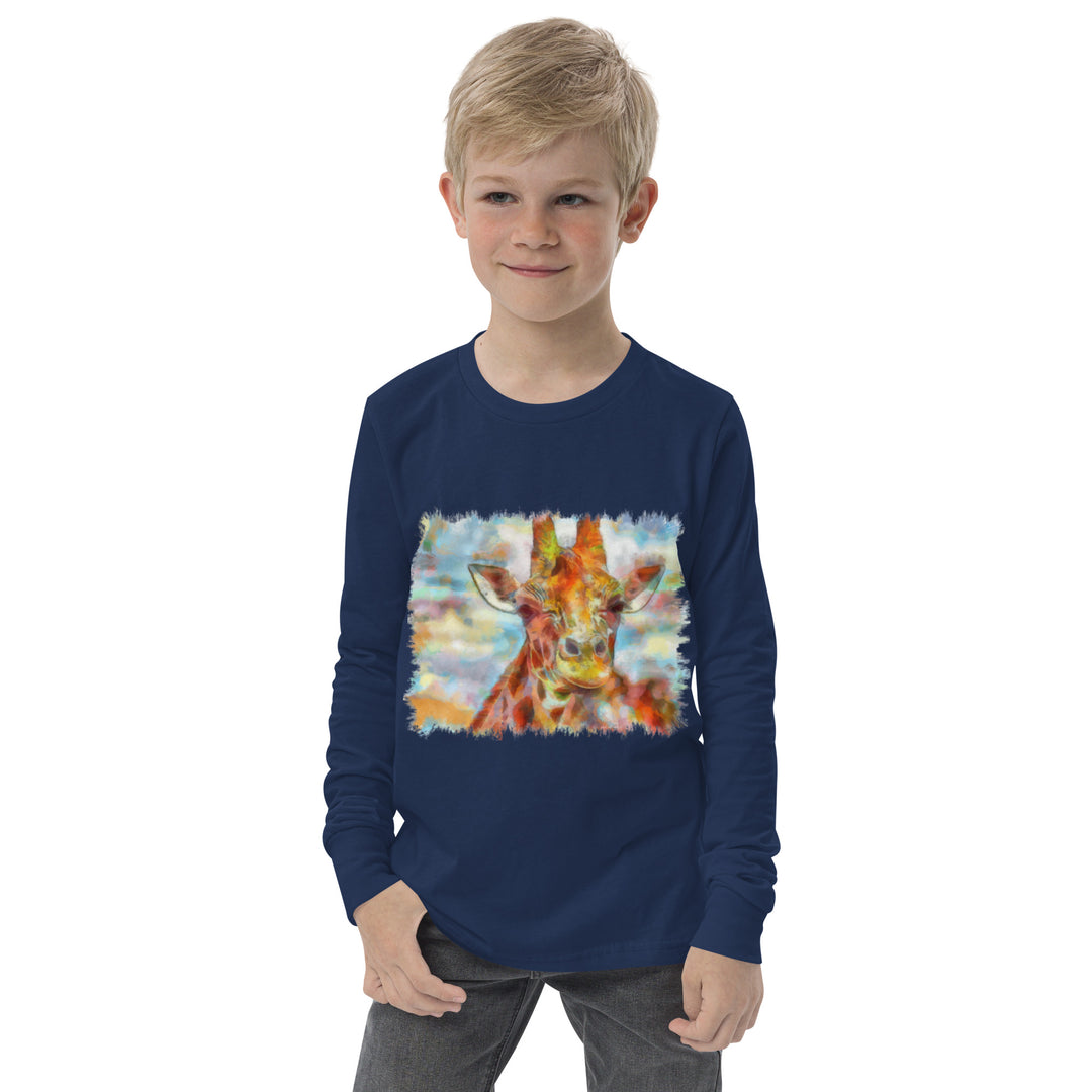 Youth long sleeve tee - Giraffe