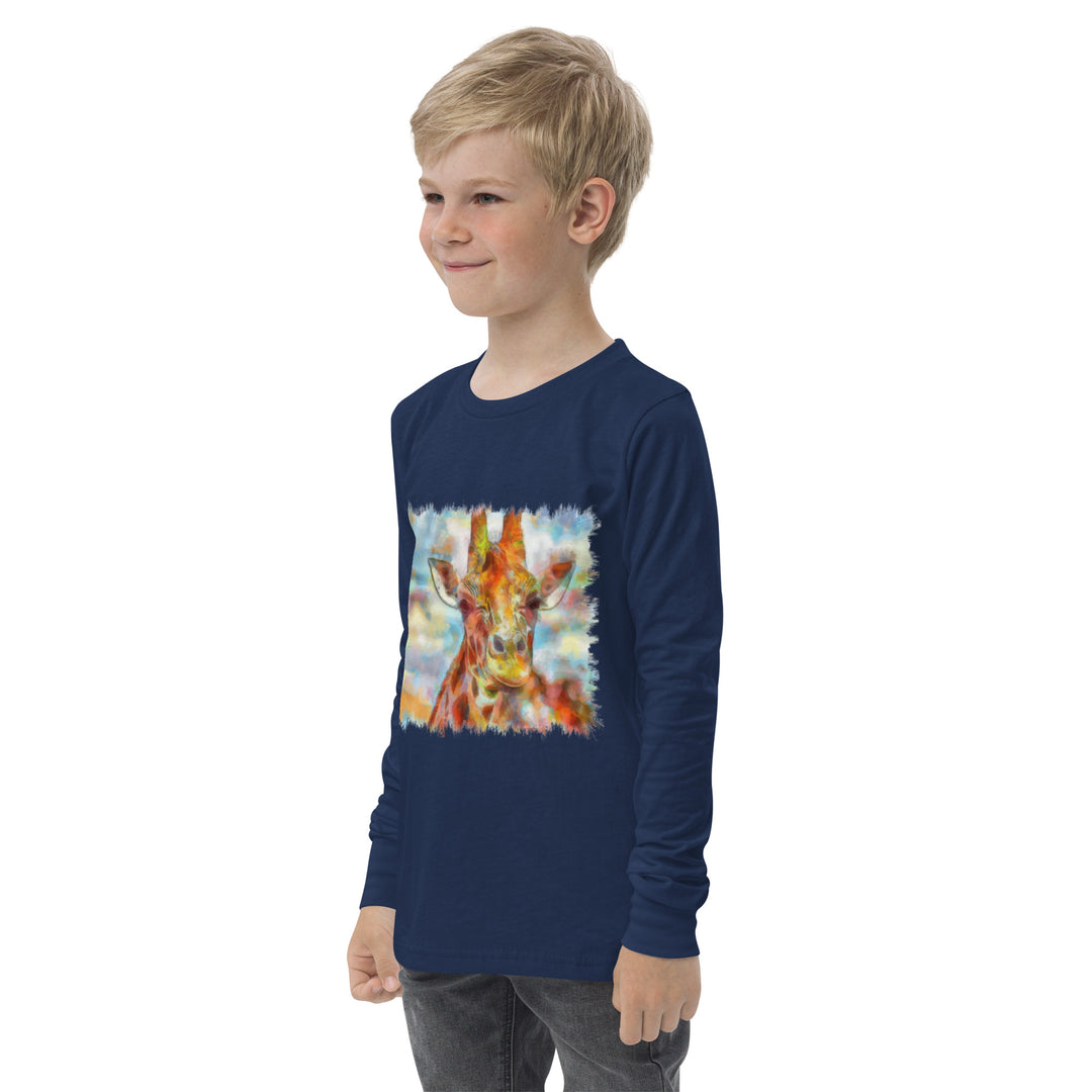 Youth long sleeve tee - Giraffe