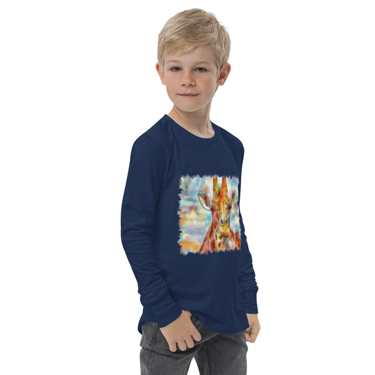 Youth long sleeve tee - Giraffe