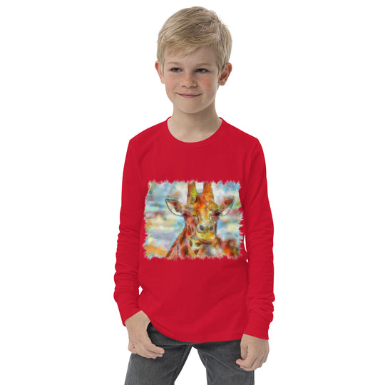 Youth long sleeve tee - Giraffe