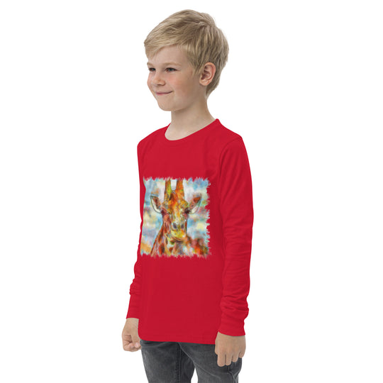 Youth long sleeve tee - Giraffe