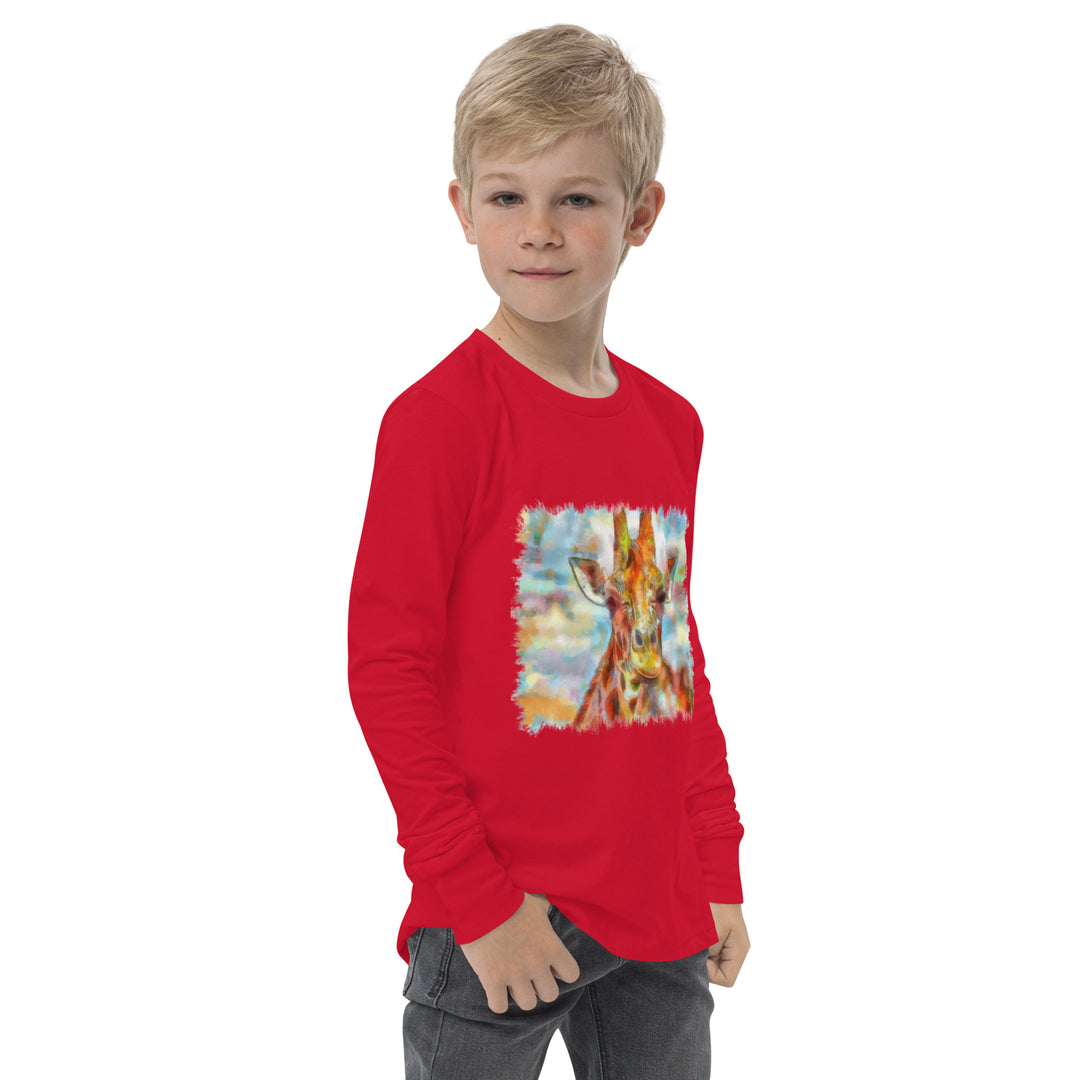 Youth long sleeve tee - Giraffe