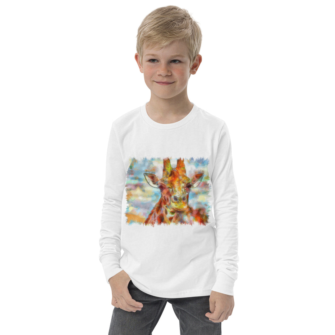 Youth long sleeve tee - Giraffe