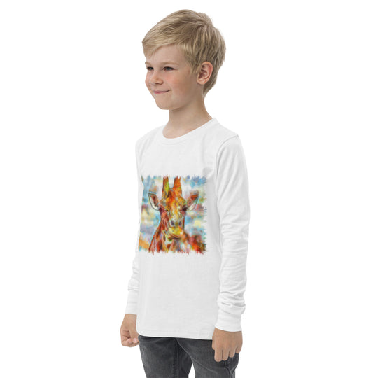 Youth long sleeve tee - Giraffe