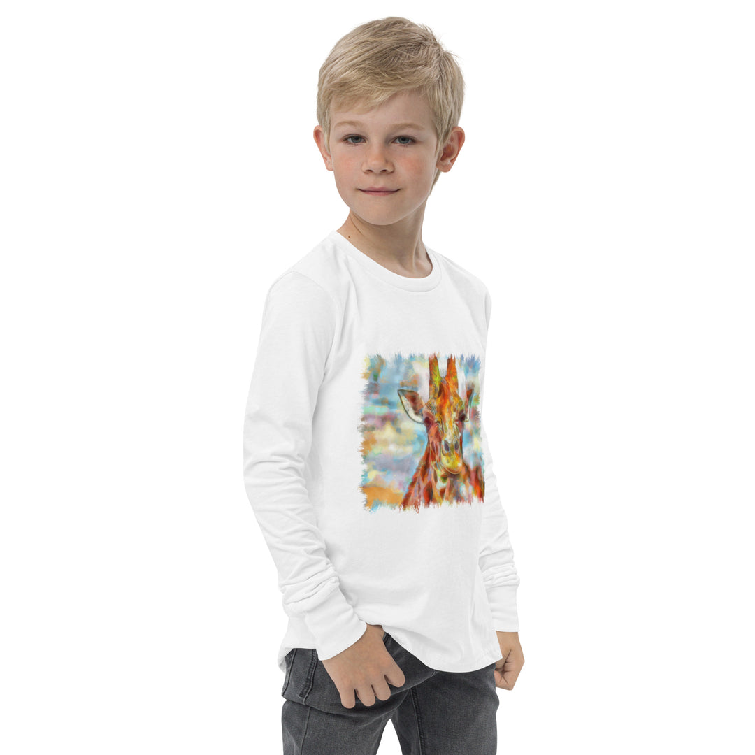 Youth long sleeve tee - Giraffe