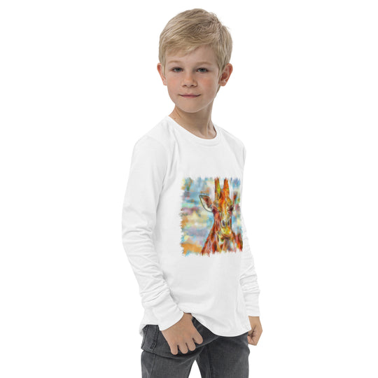 Youth long sleeve tee - Giraffe